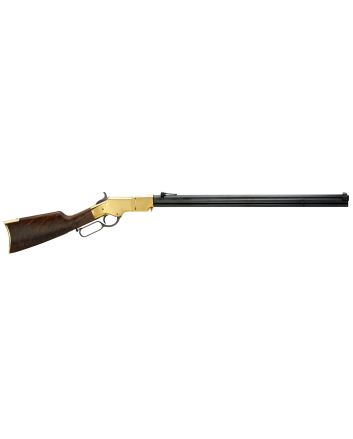 Henry H011C OriginalFull Size 45 Colt (Long Colt) 13+1 24.50" Blued Octagon Barrel, Polished Brass Receiver, Fancy American Walnut Wood Stock, Brass Buttplate/Pad Right Hand