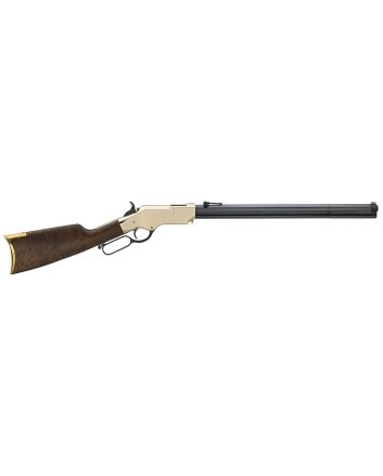 Henry H011R Original Rare Carbine Full Size 44-40 Win 10+1 20.50" Blued Octagon Barrel, Brass Polished Brass Receiver, Fancy American Walnut Wood Stock Right Hand