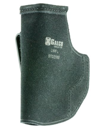 Galco STO298B Stow-N-GoIWB Black Leather Compatible w/ Glock 29/30 Belt Clip Mount Right Hand