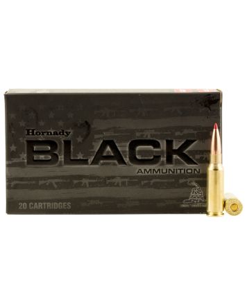 Hornady 81528 Black6.5Grendel 123gr Extremely Low Drag Match 20 Per Box/10 Case