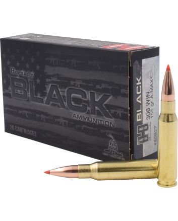 Hornady 80927 Black308Win 155gr Hornady A Max 20 Per Box/10 Case
