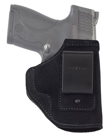 Galco STO658B Stow-N-GoIWB Black Leather Belt Clip Fits S&amp;W M&amp;P Shield w/Crimson Trace Laser Right Hand