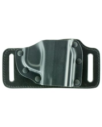 Galco TS652B TacSlideOWB Black Kydex/Leather Belt Slide Fits S&amp;W M&amp;P Shield Fits Ruger Max-9 Fits S&amp;W M&amp;P Shield 2.0 Right Hand