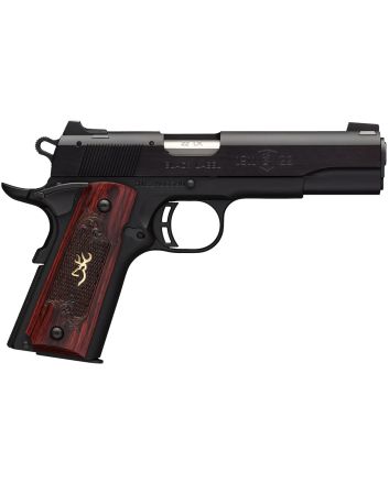 Browning 051851490 1911-22 Black Label Medallion Full Size Frame 22 LR 10+1, 4.25"Target Crown Barrel, Matte Black Serrated Slide &amp; Aluminum Frame w/Beavertail