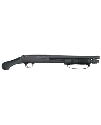 Mossberg 50659 590 Shockwave 12 Gauge Pump 3" 5+1 14" Blued Heavy-Walled Barrel, Blued Stainless Steel Receiver Drilled &amp; Tapped, Black Raptor Birdshead Grip