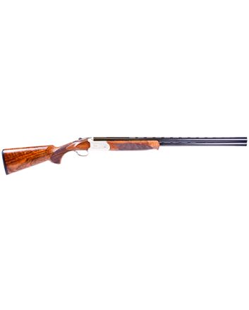 ATI ATIGKOF20SVE Cavalry SVE 20 Gauge 3" 2rd 26" Blued O/U Barrel, Silver Engraved Metal Finish, Oiled Turkish Walnut Stock, Ejector, 5 Chokes