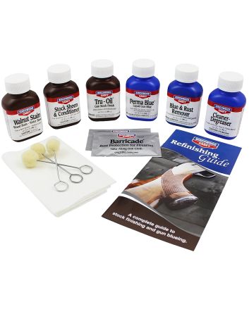 Birchwood Casey 20001 Deluxe Perma Blue &amp; Tru-Oil Gun Stock Finishing Kit