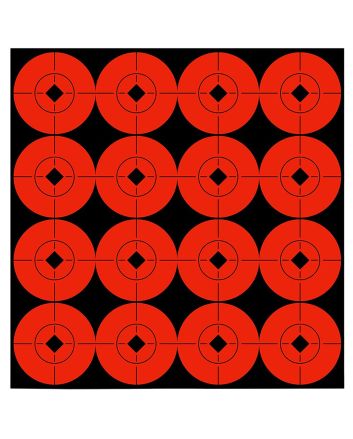 Birchwood Casey 33904 Target SpotsSelf-Adhesive Paper Black/Orange 1.5" Bullseye 160 Pack