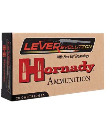 Hornady 82747 LEVERevolution45-70Gov 325gr Flex Tip eXpanding 20 Per Box/10 Case