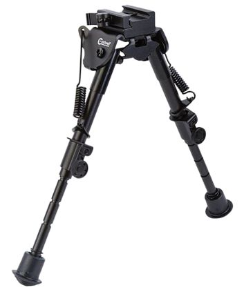 Caldwell 110140 Pic Rail XLA Fixed Bipod 6-9" Vertical Adjustment, Black Aluminum