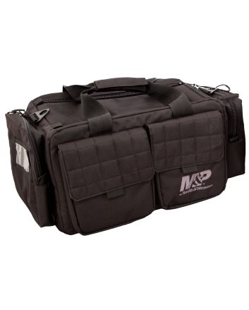 M&amp;P Accessories 110023 Officer Tactical Range Bag 22" Black Nylon