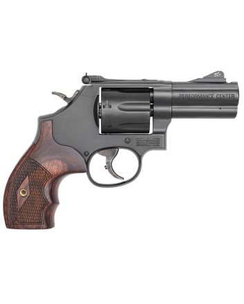 Smith &amp; Wesson 170170 Model 586 Performance Center L-Comp 357 Mag Blued Carbon Steel 3" Ported Full Lug Barrel, 7rd Cylinder &amp; L-Frame, Checkered Altamont Rosewood Grip, Titanium Front Night Sight