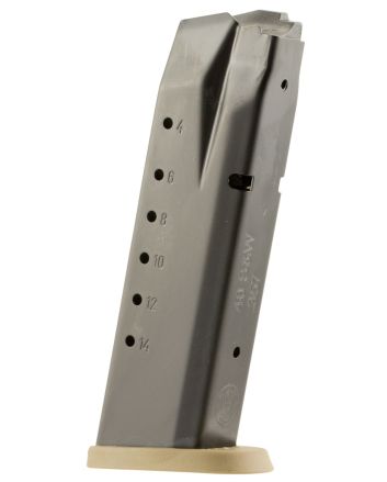 Smith &amp; Wesson 3007346 M&amp;P15rd 40S&amp;W Blued/Brown Floor Plate Steel