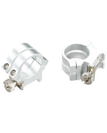 Weaver Mounts 49056 Quad Lock Detachable RingsSilver 1" High