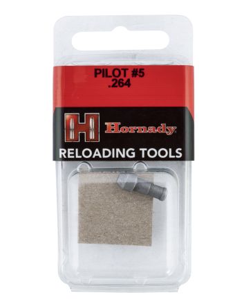 Hornady 390947 Cam Lock Pilot .264 Silver 6.5 Creedmoor Steel