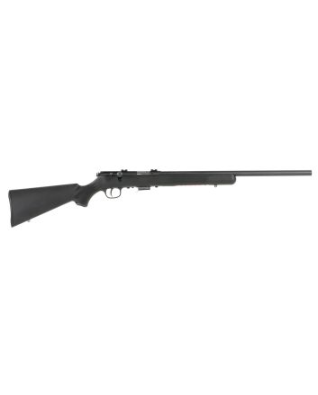 Savage Arms 93200 93 FV Full Size 22 WMR 5+1 21" Matte Black Heavy Barrel, Matte Black Drilled &amp; Tapped Carbon Steel Receiver, Matte Black Fixed Synthetic Stock, Right Hand