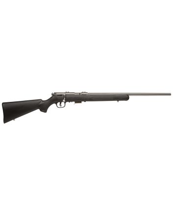 Savage Arms 91700 93 FSS Full Size 22 WMR 5+1 21" Matte Sporter Barrel, Matte Drilled &amp; Tapped Stainless Steel Receiver, Matte Black Fixed Synthetic Stock, Right Hand