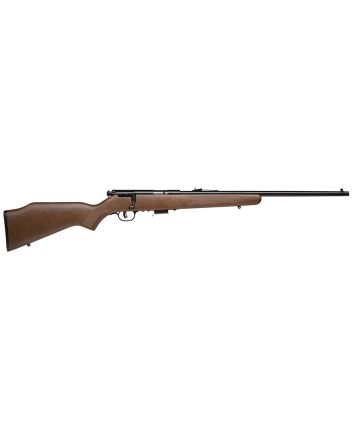 Savage Arms 90700 93 G Full Size 22 WMR 5+1 21" Matte Black Sporter Barrel, Matte Black Drilled &amp; Tapped Carbon Steel Receiver, Satin Hardwood Fixed Stock, Right Hand