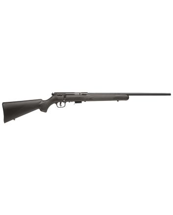 Savage Arms 96709 93R17 F Full Size 17 HMR 5+1 21" Matte Black Button Rifled Barrel, Matte Black Drilled &amp; Tapped Carbon Steel Receiver, Matte Black Fixed Synthetic Stock, Right Hand