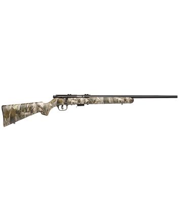 Savage Arms 96711 93R17 Camo Full Size 17 HMR 5+1 21" Matte Black Button Rifled Barrel, Matte Black Drilled &amp; Tapped Carbon Steel Receiver, Next G-1 Fixed Synthetic Stock, Right Hand