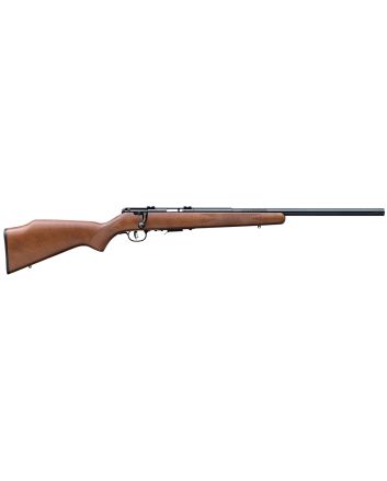 Savage Arms 96701 93R17 GLV Full Size 17 HMR 5+1 21" Matte Black Heavy Varmint Barrel, Matte Black Drilled &amp; Tapped Carbon Steel Receiver, Satin Hardwood Fixed Stock, Right Hand