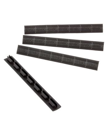 Ergo 4332BK WedgeLok Slot CoverBlack Rubber, 4 Slot Low Profile w/Aggressive Texture 4 Per Pack
