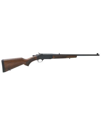 Henry H015243 Single Shot243 Win Caliber with 1rd Capacity, 22" Barrel, Overall Blued Metal Finish &amp; American Walnut Stock, Right Hand (Full Size)