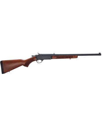 Henry H0154570 Single Shot45-70 Gov Caliber with 1rd Capacity, 22" Barrel, Overall Blued Metal Finish &amp; American Walnut Stock, Right Hand (Full Size)
