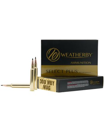 Weatherby B300180TTSX Select Plus300WthbyMag 180gr Barnes Tipped TSX Lead Free 20 Per Box/10 Case