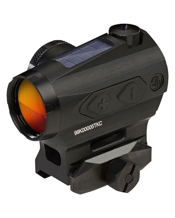 Sig Sauer Electro-Optics SOR43031 Romeo4TBlack Anodized 1 x 20 mm 2 MOA Red Ballistic Dot/65 MOA Circle