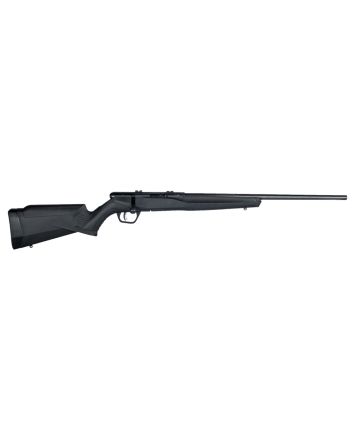 Savage Arms 70500 B Series F Full Size 22 WMR 10+1 21" Matte Black Sporter Barrel, Matte Black Drilled &amp; Tapped Carbon Steel Receiver, Matte Black Fixed Synthetic Stock, Right Hand