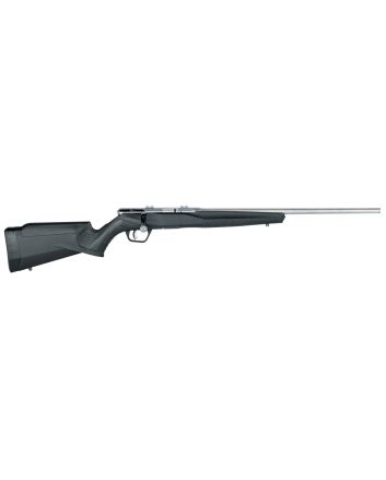Savage Arms 70502 B Series FVSS Full Size 22 WMR 10+1 21" Matte Button Rifled Barrel, Matte Drilled &amp; Tapped Stainless Steel Receiver, Matte Black Fixed Synthetic Stock, Right Hand