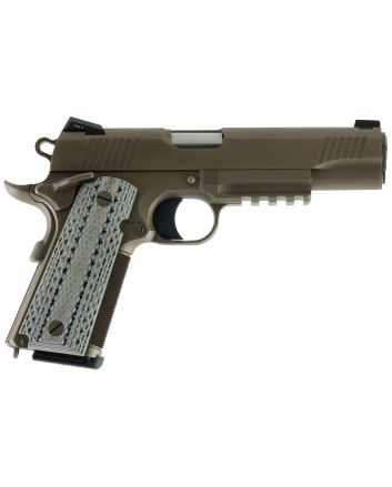 Colt Mfg O1070CQB Limited Edition Government 45 ACP 8+1, 5" Stainless National Match Barrel, Desert Sand Serrated Steel Slide &amp; Frame w/Picatinny Rail, Scalloped Gray G10 Grip, Ambidextrous