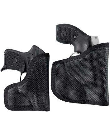 DeSantis Gunhide N38BJ8BZ0 NemesisPocket Black Rubberized Fabric Fits Glock 43 Ambidextrous