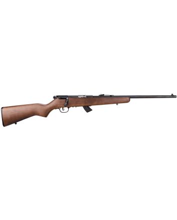 Savage Arms 60703 Mark II G Youth 22 LR 10+1 19" Matte Black Button Rifled Barrel, Matte Black Drilled &amp; Tapped Carbon Steel Receiver, Satin Brown Fixed Wood Stock, Right Hand