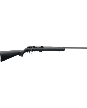 Savage Arms 26724 Mark II FV Full Size 17 HM2 5+1 21" Black Satin Heavy Button Rifled Barrel, Satin Black Drilled &amp; Tapped Carbon Steel Receiver, Matte Black Fixed Synthetic Stock, Right Hand