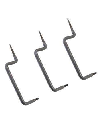Stealth Cam STCTS3PK Tree Screw Mounts Compatible With 1/4"-20 thread adapter Black 3 Per Pkg