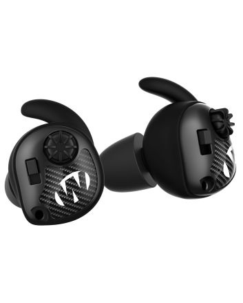 Walker's GWPSLCR Silencer Electronic Ear Buds 25 dB In The Ear Matte Black/Carbon Fiber