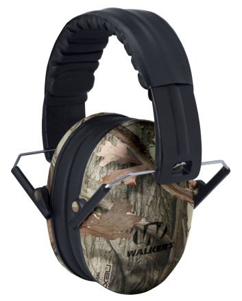 Walker's GWPFKDMCAMO Youth Passive Muff 23 dB Over the Head Next G-1 Camo/Black Polymer