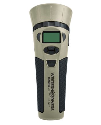 Western Rivers GC25TKY MantisElectronic Turkey Call, 25 Preloaded Sounds, Tan Plastic Includes Hand Lanyard