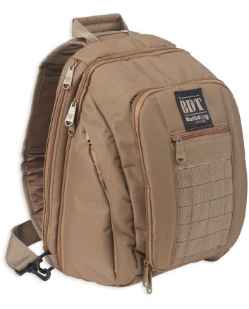 Bulldog BDT408T BDT Tactical Sling Pack Small Nylon w/ Tan Finish