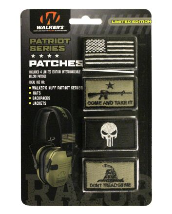 Walkers GXPPATKIT2 Patriot Muff Patch Kit American Flag Version Velcro