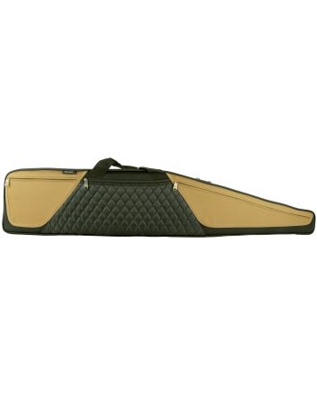 Bulldog BD36044 Elite Rifle Case 44" Black w/Tan Panels Water-Resistant Nylon