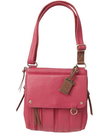 Bulldog BDP036 Cross Body Purse w/Holster Pink Leather Most Sm Pistols &amp; Revolvers Ambidextrous Hand