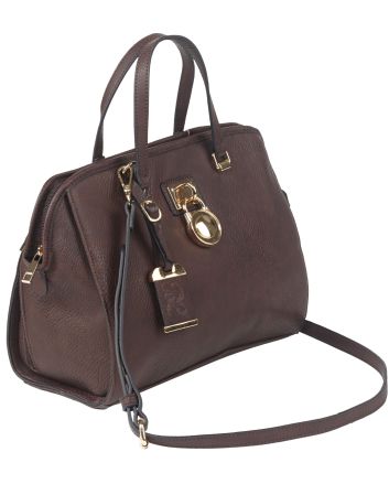 Bulldog BDP028 Satchel Style PurseChocolate Brown Leather Satchel Most Sm Pistols &amp; Revolvers Ambidextrous Hand