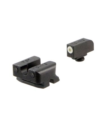 TruGlo TG231W3W Tritium ProBlack | Green Tritium White Outline Front Sight Green Tritium Rear Sight