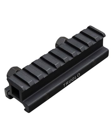 TruGlo TG8980B Picatinny Riser MountMatte Black Anodized