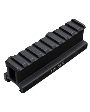 TruGlo TG8990B Picatinny Riser MountMatte Black Anodized