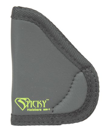 Sticky Holsters SM1 SM-1IWB Size 1 Black/Green Latex Free Rubber Fits Beretta Tomcat/Bobcat Fits 2.40-2.75" Barrel Ambidextrous