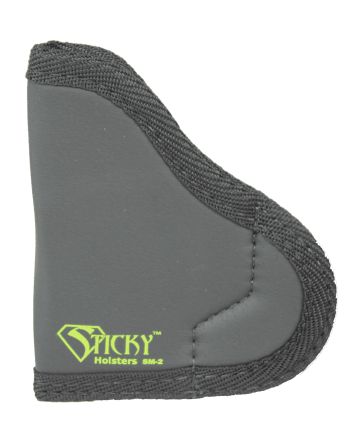 Sticky Holsters SM2 SM-2IWB Size 2 Black/Green Latex Free Rubber Fits Ruger LCP/.380 Semi-Auto/Taurus P238 Fits Up To 2.50" Barrel Ambidextrous